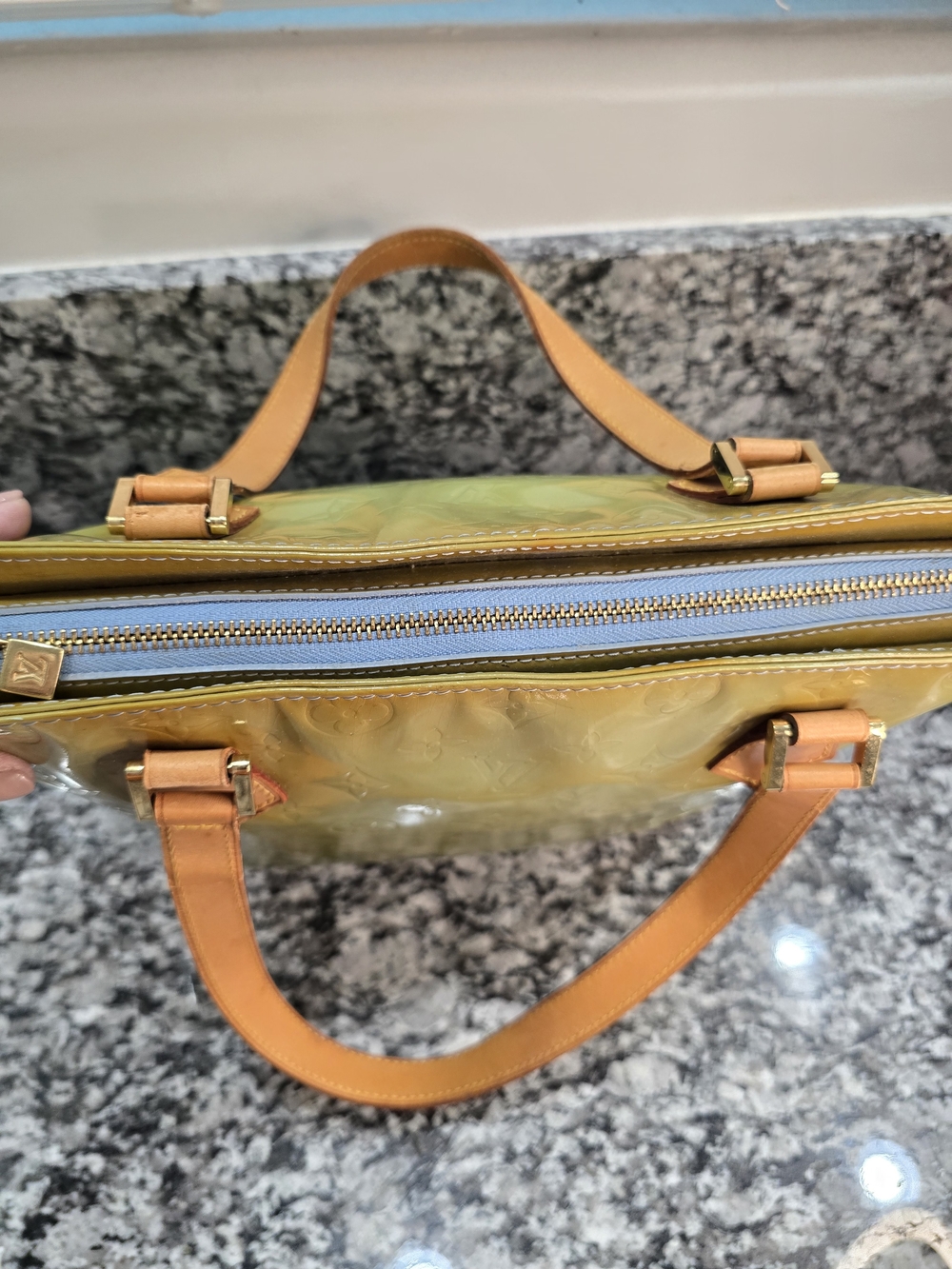 Authentic Louis Vuitton Monogram Vernis Houston Tote Bag - Picture 12 of 16